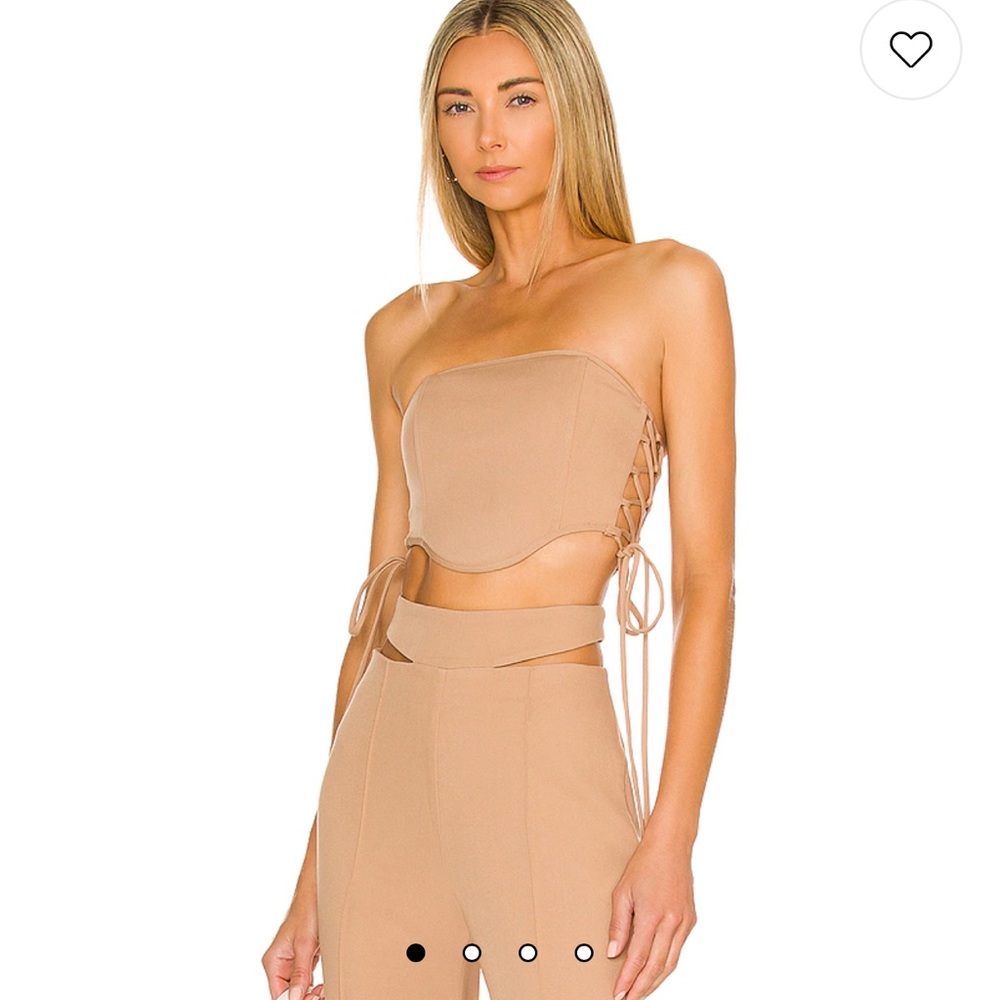 Kyla Boustier Top in Taupe